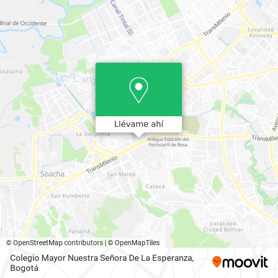 Mapa de Colegio Mayor Nuestra Señora De La Esperanza