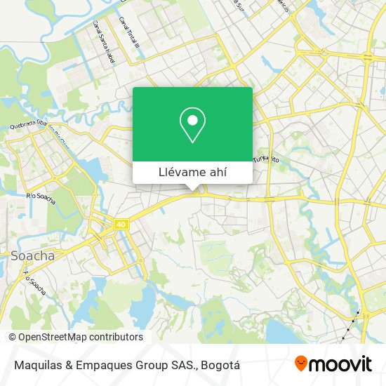 Mapa de Maquilas & Empaques Group SAS.