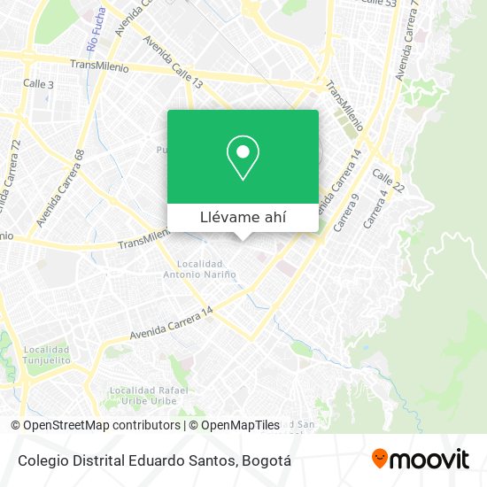 Mapa de Colegio Distrital Eduardo Santos
