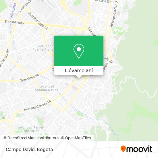 Mapa de Campo David
