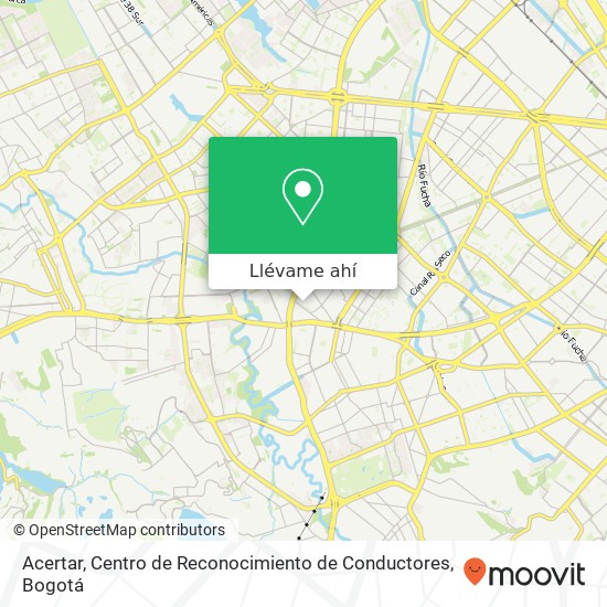 Mapa de Acertar, Centro de Reconocimiento de Conductores