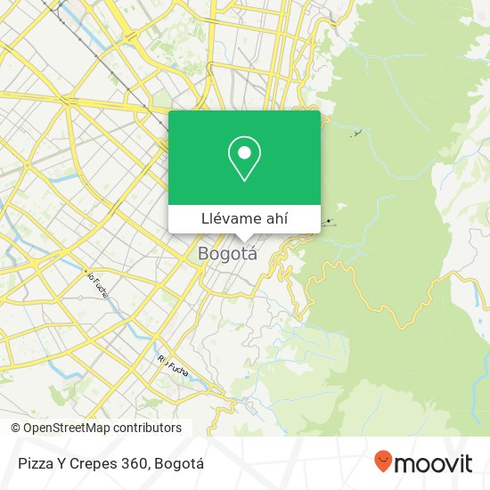 Mapa de Pizza Y Crepes 360