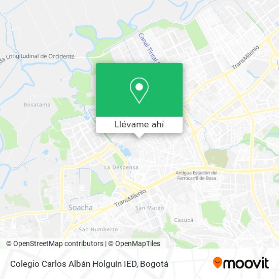 Mapa de Colegio Carlos Albán Holguín IED