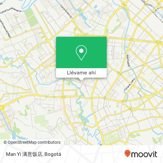 Mapa de Man Yi 满意饭店