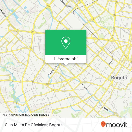 Mapa de Club Milita De Oficialesr