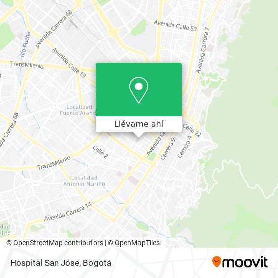 Mapa de Hospital San Jose