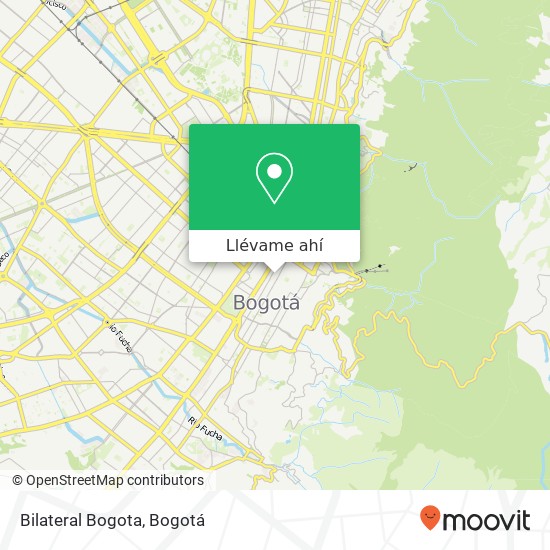 Mapa de Bilateral Bogota