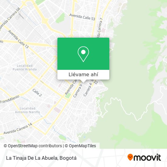 Mapa de La Tinaja De La Abuela