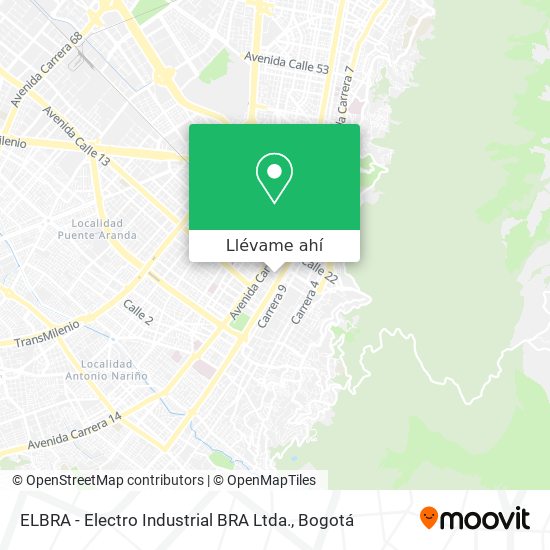 Mapa de ELBRA - Electro Industrial BRA Ltda.