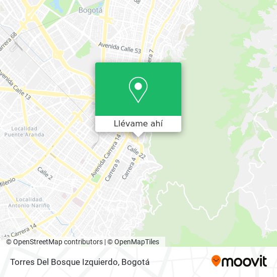 Mapa de Torres Del Bosque Izquierdo