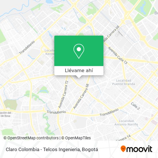 Mapa de Claro Colombia - Telcos Ingenieria