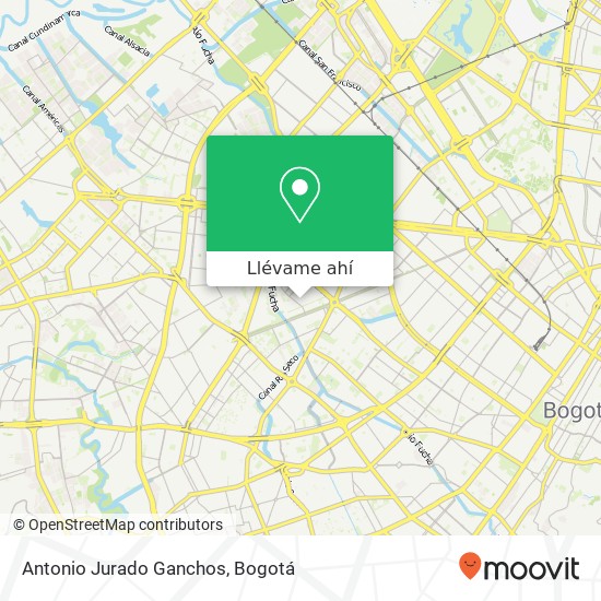 Mapa de Antonio Jurado Ganchos