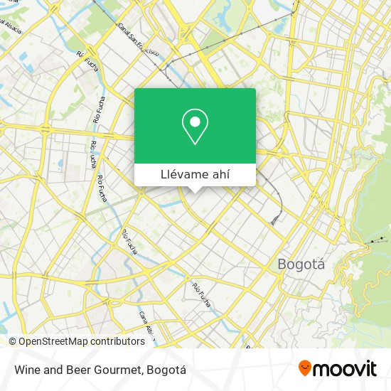 Mapa de Wine and Beer Gourmet