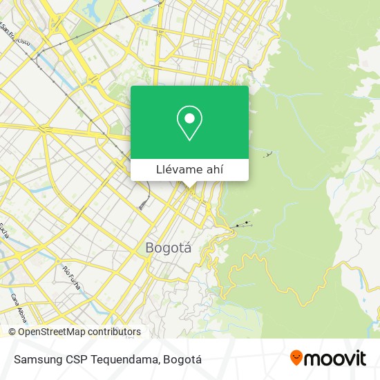 Mapa de Samsung CSP Tequendama