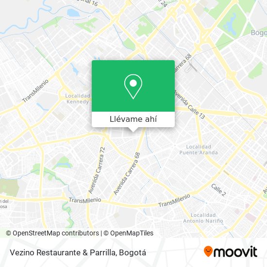 Mapa de Vezino Restaurante & Parrilla