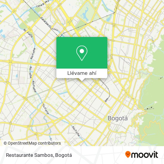 Mapa de Restaurante Sambos