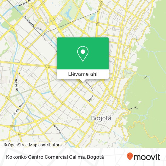 Mapa de Kokoriko Centro Comercial Calima