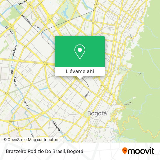 Mapa de Brazzeiro Rodizio Do Brasil