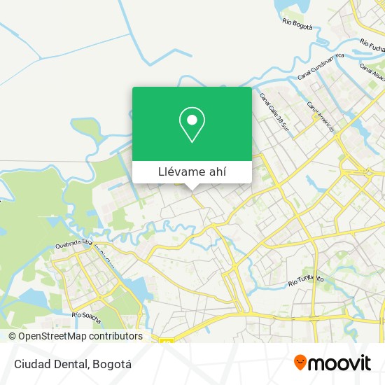 Mapa de Ciudad Dental