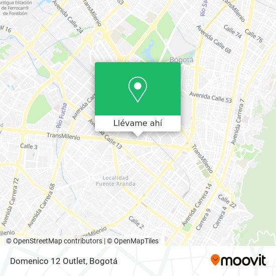 Mapa de Domenico 12 Outlet
