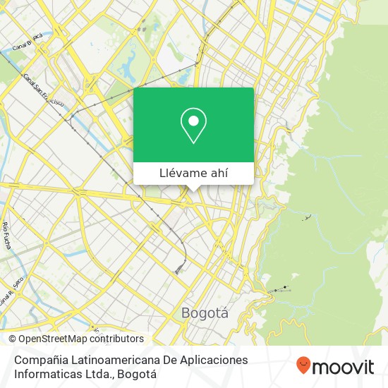 Mapa de Compañia Latinoamericana De Aplicaciones Informaticas Ltda.