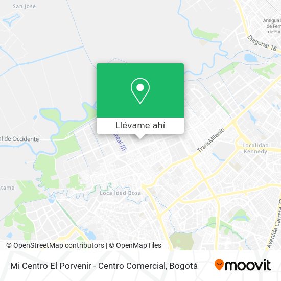 Mapa de Mi Centro El Porvenir - Centro Comercial