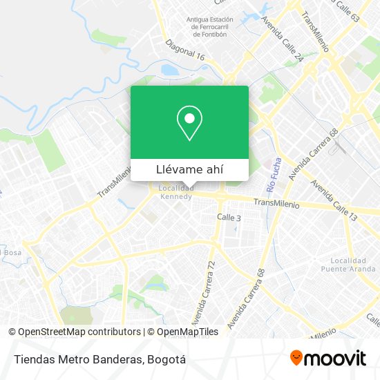 Mapa de Tiendas Metro Banderas