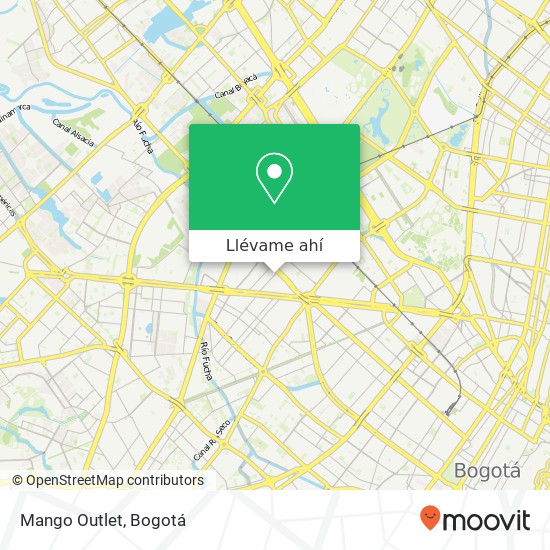 Mapa de Mango Outlet
