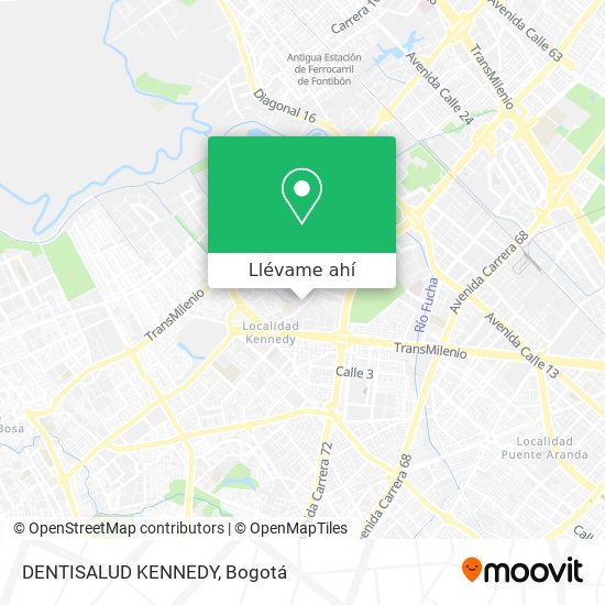 Mapa de DENTISALUD KENNEDY