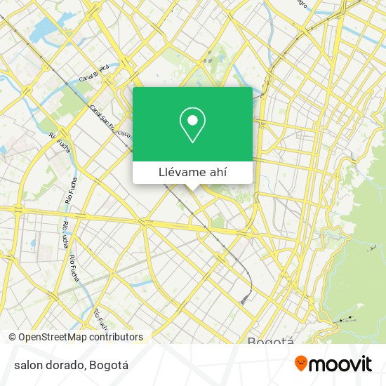 Mapa de salon dorado