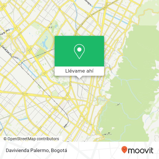 Mapa de Davivienda Palermo