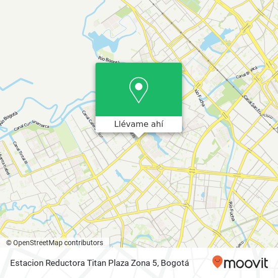 Mapa de Estacion Reductora Titan Plaza Zona 5