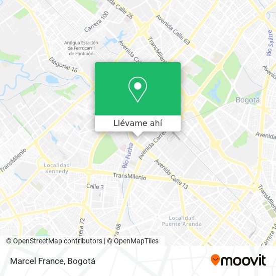 Mapa de Marcel France