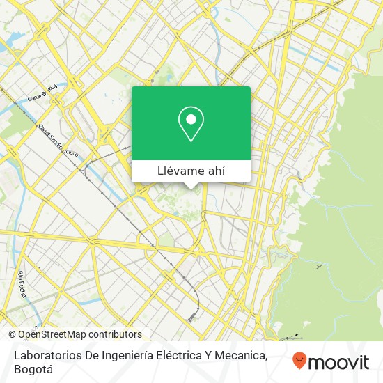 Mapa de Laboratorios De Ingeniería Eléctrica Y Mecanica