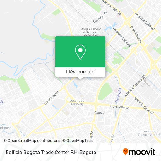 Mapa de Edificio Bogotá Trade Center P.H