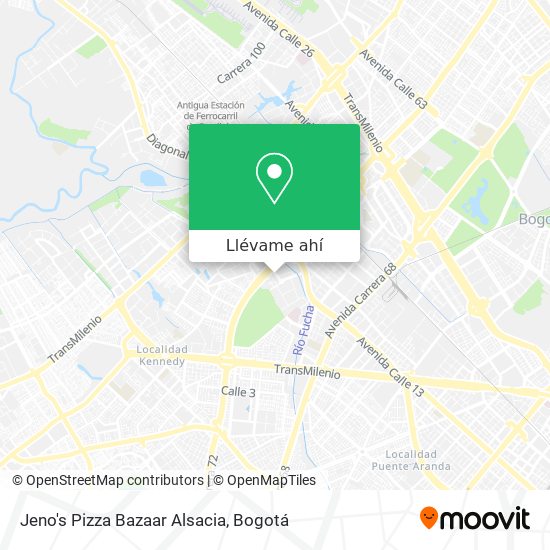 Mapa de Jeno's Pizza Bazaar Alsacia