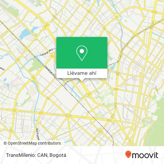 Mapa de TransMilenio: CAN