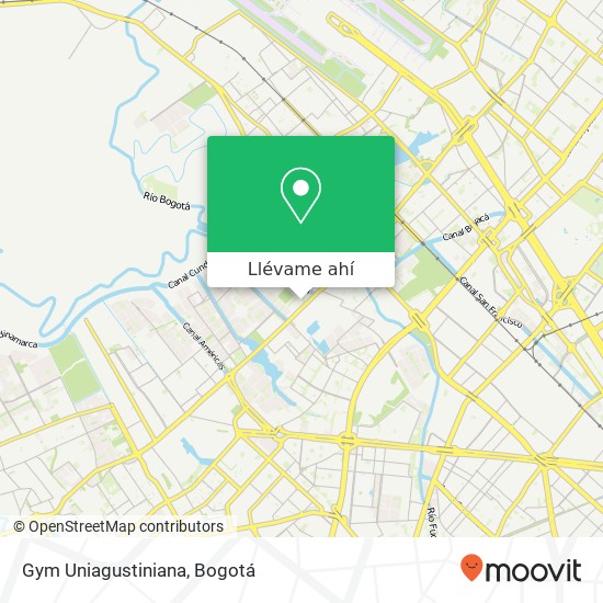 Mapa de Gym Uniagustiniana