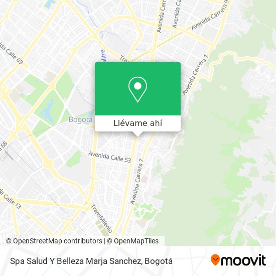Mapa de Spa Salud Y Belleza Marja Sanchez