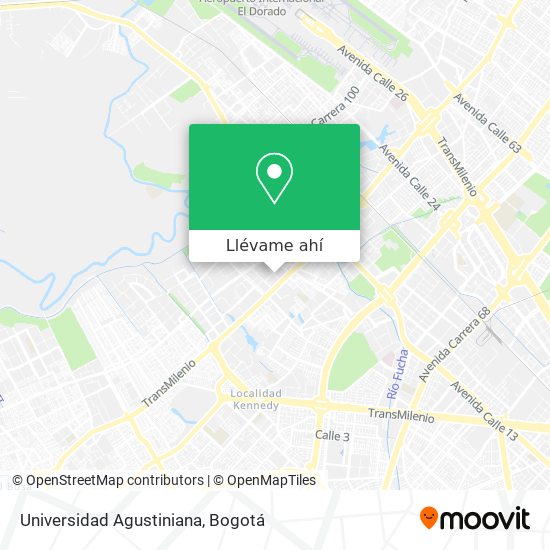 Mapa de Universidad Agustiniana