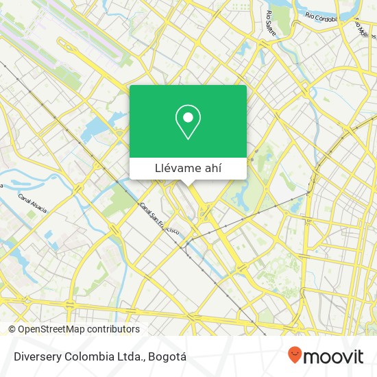 Mapa de Diversery Colombia Ltda.