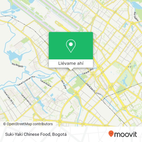 Mapa de Suki-Yaki Chinese Food