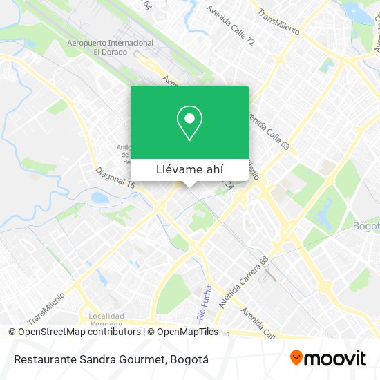 Mapa de Restaurante Sandra Gourmet