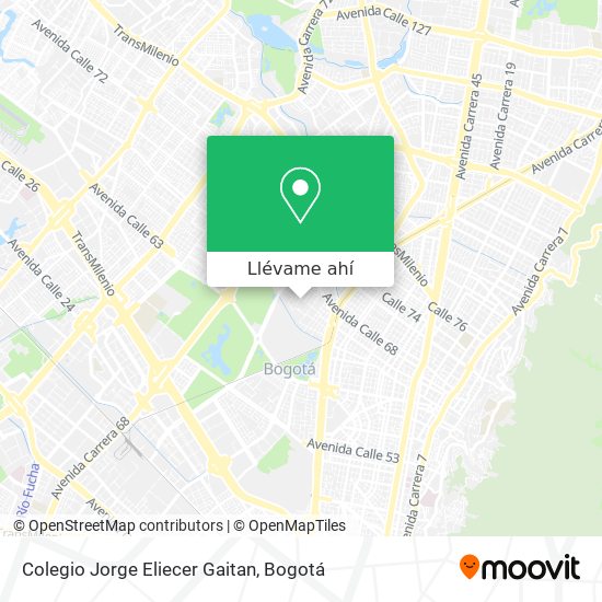 Mapa de Colegio Jorge Eliecer Gaitan