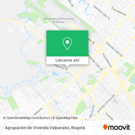 Mapa de Agrupacion de Vivienda Valparaiso