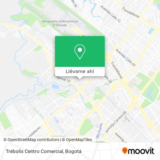 Mapa de Trébolis Centro Comercial