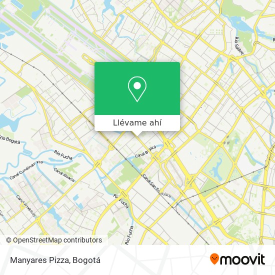 Mapa de Manyares Pizza