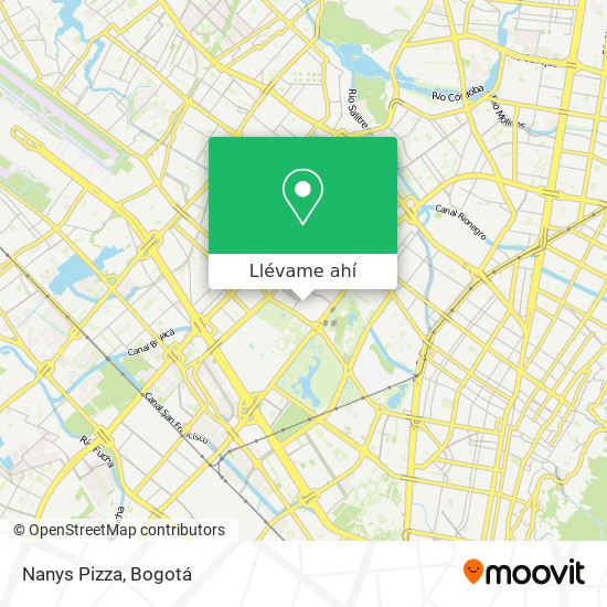 Mapa de Nanys Pizza