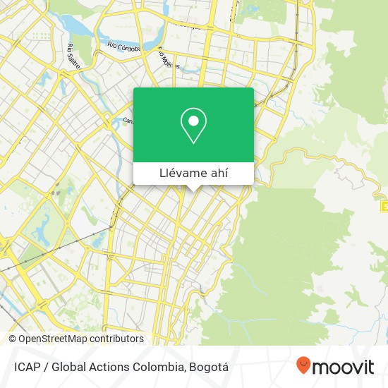 Mapa de ICAP / Global Actions Colombia