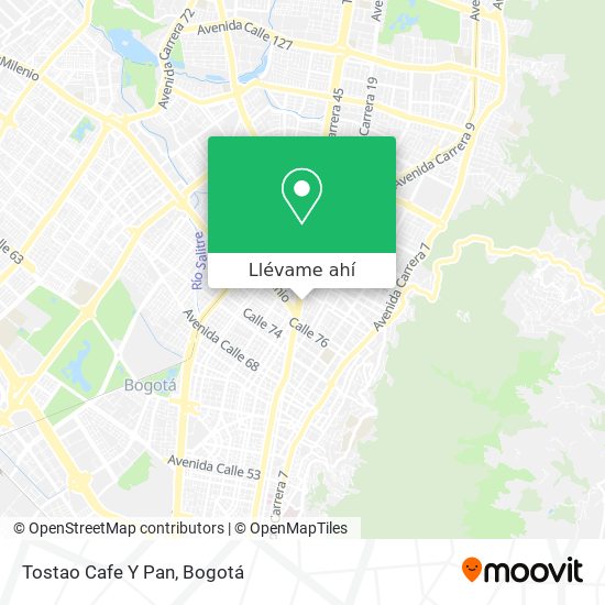 Mapa de Tostao Cafe Y Pan